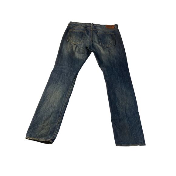 PRPS Mens Jeans 38X34 Straight Leg Button Fly Selvedge Denim Donwan Harrell - Picture 2 of 14